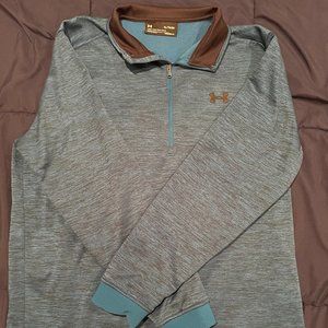 Men's Under Armour Teal Fleece Quarter-zip